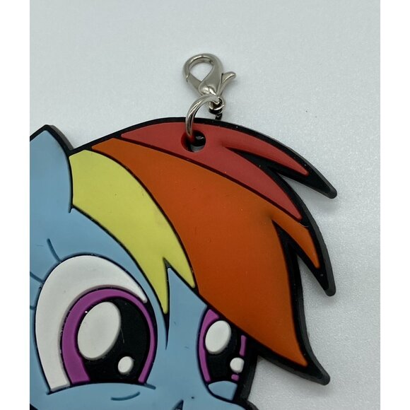 My Little Pony WeLoveFine Rainbow Dash Zipper Pull Clip 2014 3” New - Picture 3 of 3